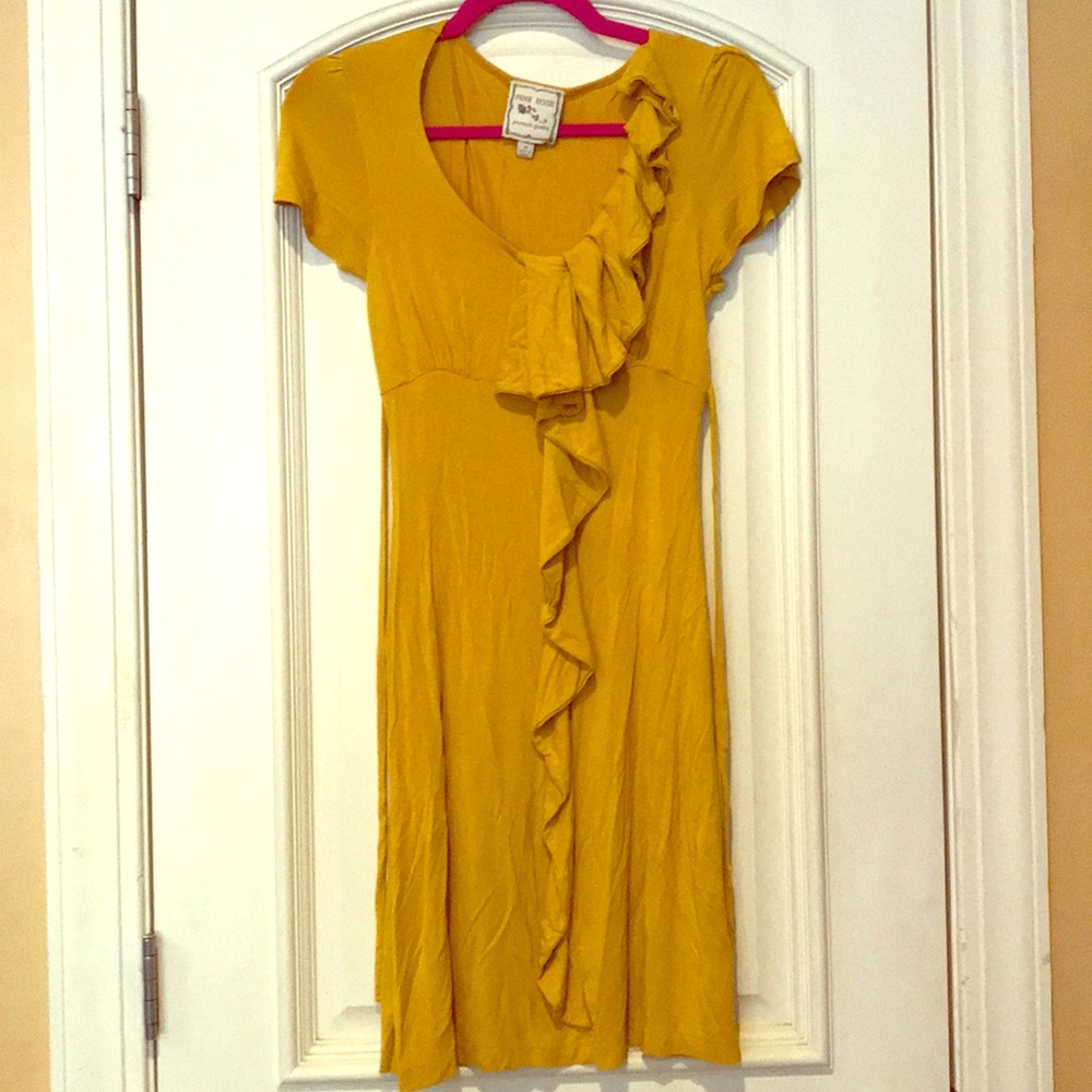 Mustard summer/fall dress
